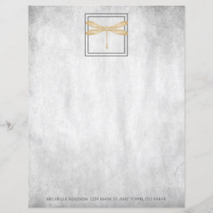 Guld Dragonfly Personlig Papprare Lakan