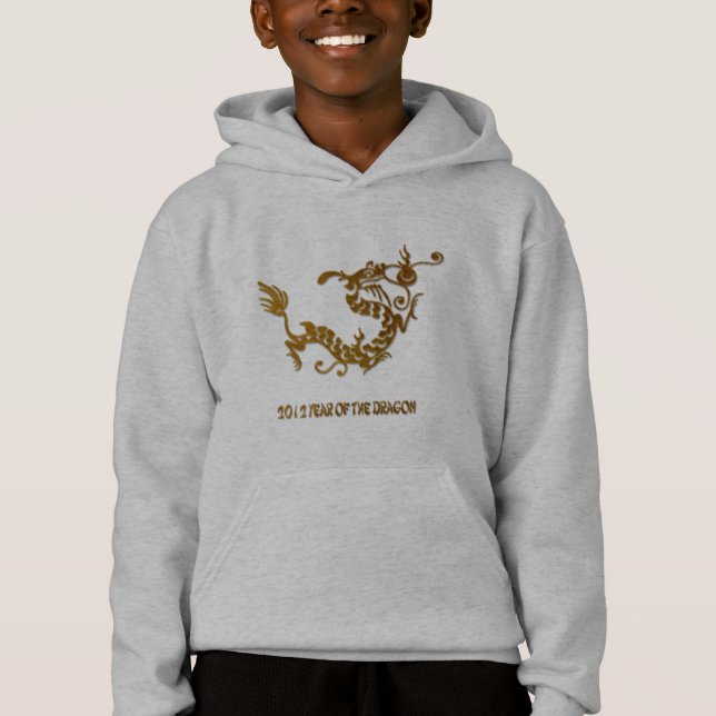 guld draon t-shirt (Framsida)