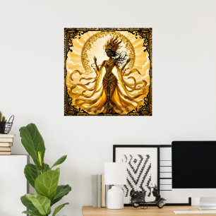 Guld drottning poster