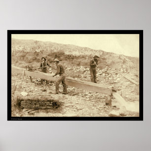 Guld Dust Mining Rockerville SD 1889 Poster
