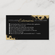 Guld Dusted Mascara Öga Lash-efterbehandlingstips