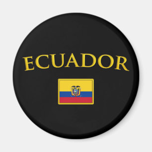 Guld- Ecuador Magnet