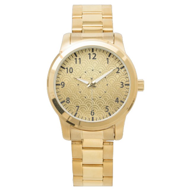 Guld Edition Elegant  Armbandsur (Framsida)