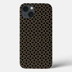 Guld-effect, Black Islamic Mönster iPad Mini Case