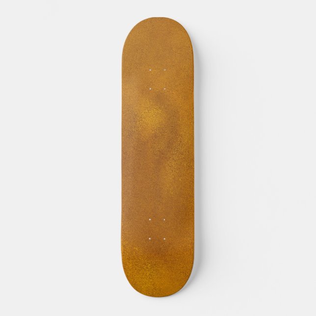 Guld-effekt Mini Skateboard Bräda 18,5 Cm (Framsida)