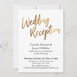 Guld Efter Bröllopsfesten, Bokeh Svart Bakgrund Inbjudningar