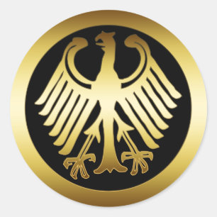 GULD EGLE RUNT KLISTERMÄRKE