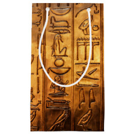 Guld Egyptian Script Gift Bag