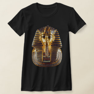 Guld egyptisk faraomask art t shirt