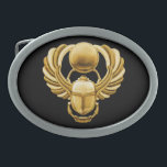 Guld- egyptisk Scarab<br><div class="desc">Guld- egyptisk konst som baseras på hieroglyphen av scaraben, traditionellt ett lycka tillsymbol.</div>