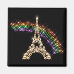 Guld Eiffel Torn Magnet