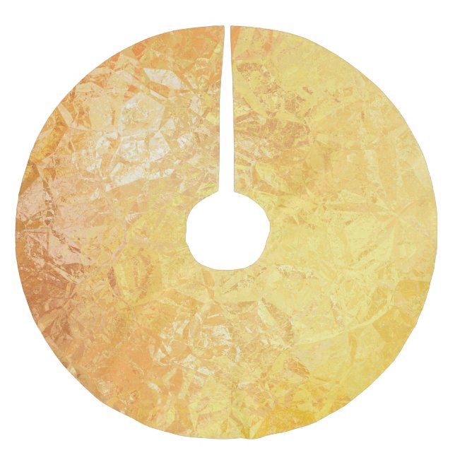 Guld Elegance: Abstrakt Luxurious Background Julgransmatta Borstad Polyester (Framsidan)