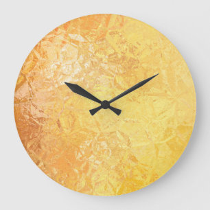Guld Elegance: Abstrakt Luxurious Background Stor Klocka