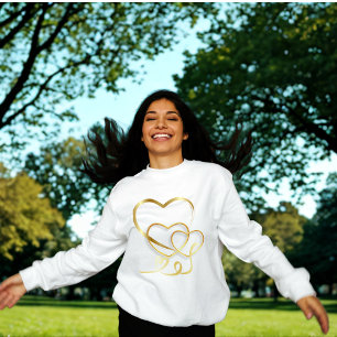 Guld Elegance Sweatshirt T Shirt