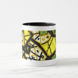 GULD – Elegant Abstrakt Mugg