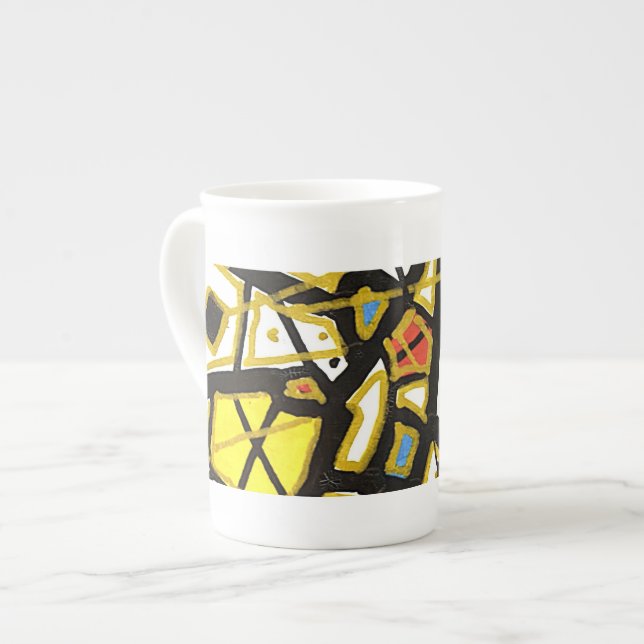 GULD – Elegant Benporcelainmugg 2 - GGAST Benporslin Mugg (Framsida vänster)