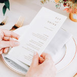 Guld Elegant Calligraphy Bröllop Menu Meny<br><div class="desc">Elegant Kalligrafi Eat and Drink Bröllop Menus | Enkel calligrafi Rustic Bröllop Menus Bröllop Menus,  Rustic Bröllop Menu,  Blommigt Wedidng Menu,  Bröllop Bord Menu</div>