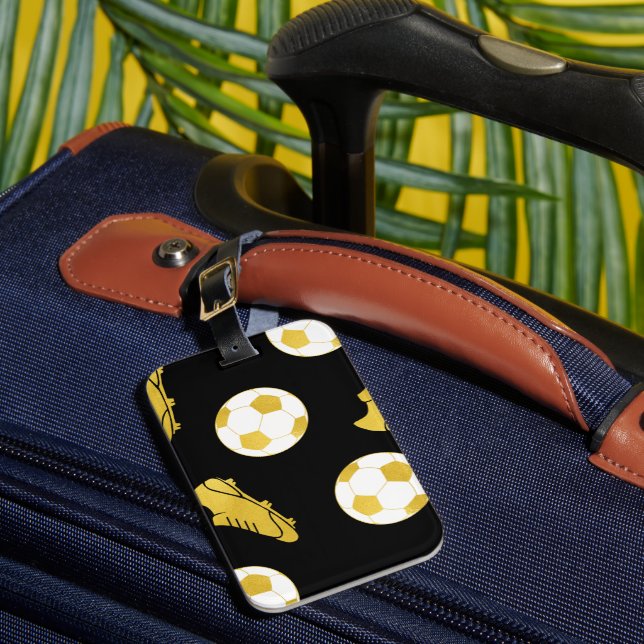 Guld Elegant Classic Ocer Cleats Boll Black Bagagebricka (Framsida Insitu 1)