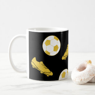 Guld Elegant Classic Ocer Cleats Boll Black Kaffemugg