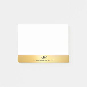 Guld Elegant för den moderna Professionellen Post-it Block