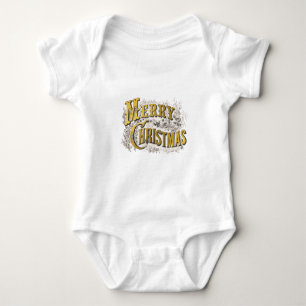 Guld Elegant God jul Rustic Vintage T Shirt