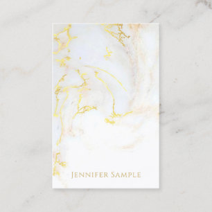 Guld- elegant mall för modern moderiktig guld- visitkort