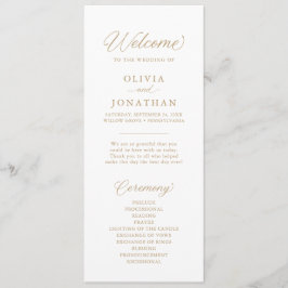 Guld Elegant Modern skriptkalligrafi Program