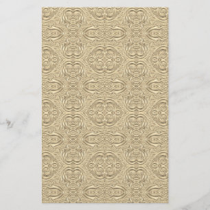 Guld elegant segrare nouveau engraverad utseende brevpapper