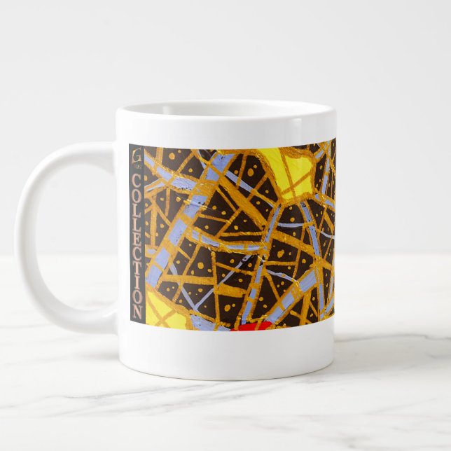 GULD – Elegant Specialmugg 2 - GGAST Jumbo Mugg (Vänster)