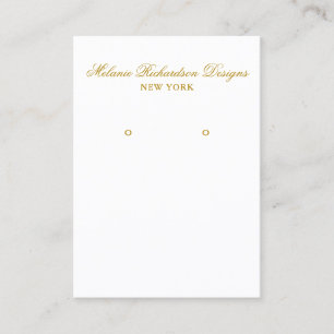 Guld elegant----Visning Visitkort
