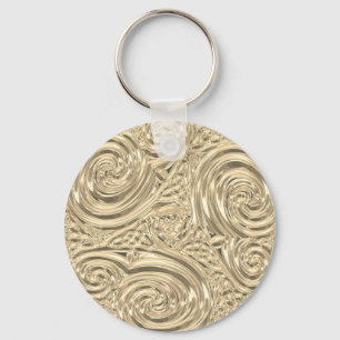 Guld-elegantens segrare art nouveau nyckelring