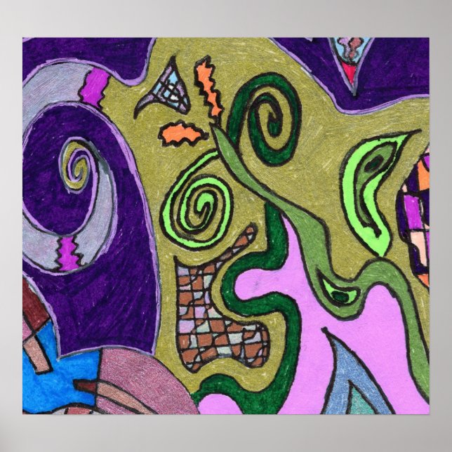 Guld Elephant Poster (Framsidan)