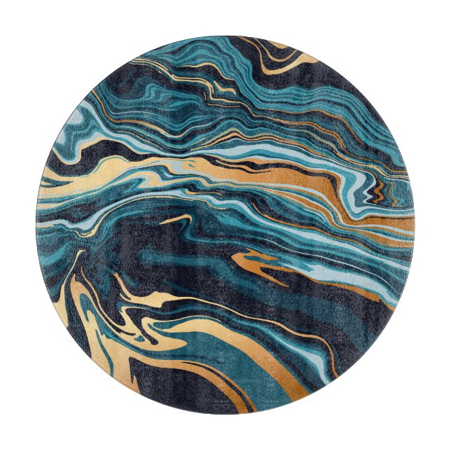 Guld Emerald Marble Background Luxury (Framsidan)