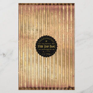 Guld Ephemera-Vintage Tvål - Papper för flygblad