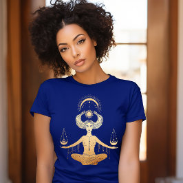 Guld Esoterisk symbol T Shirt