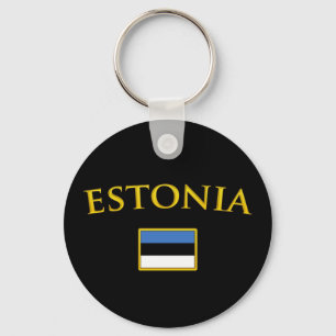 Guld- Estland Nyckelring