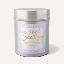 Guld-etiketter för holografisk Chic Hand Sanitizer