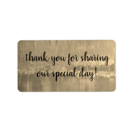 guld-etiketter (lakan 18) efter dalDesignNZ Adressetikett