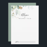 Guld Eucalyptus Calligraphy Bröllop Rådkort<br><div class="desc">Det här bröllop-rådgivningskortet för eucalyptus i guld är perfekt för ett rustiskt bröllop. Den här konstnärliga utformningen har hand om vattenfärgen guld och gröntens blad, vilket inspirerar naturskönheten. De här korten är perfekter för bröllop, möhippa, babydusch, studentfest och mycket mer. Anpassa korten med namn från bruden och brudgummen, blivande föräldrar...</div>