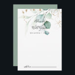 Guld Eucalyptus Calligraphy Bröllop well Önskemål Rådkort<br><div class="desc">Det här guld eucalyptus calligraphy bröllop well önskemål-rådskortet är perfekt för ett rustiskt bröllop. Den här konstnärliga utformningen har hand om vattenfärgen guld och gröntens blad, vilket inspirerar naturskönheten. De här korten är perfekter för bröllop, möhippa, babydusch, studentfest och mycket mer. Anpassa korten med namn från bruden och brudgummen, blivande...</div>