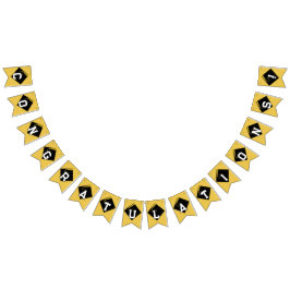 Guld Examensfirande Grattis Vimplar