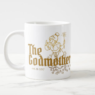 Guld Fairy Anpassadet Godmor Jumbo Mugg