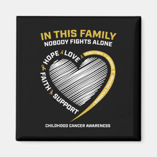 Guld-familjen Ingen kämpar mot Ensam Barncancer A Magnet