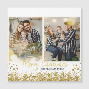 Guld-familjens fotojulkort