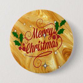 Guld-färg, God Jul, Knapp