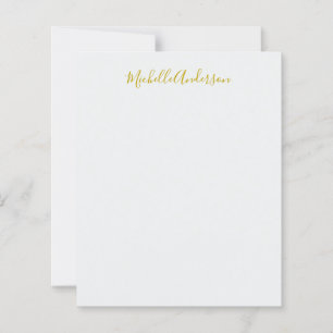 Guld Färg, modern, minimalistisk handstil Namn