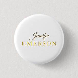 Guld färg namn professionell minimalistisk modern knapp