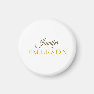 Guld färg namn professionell minimalistisk modern  magnet