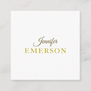 Guld färg namn professionell minimalistisk modern  tilläggskort