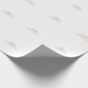 Guld färg professionell minimalistisk modern enkel presentpapper
